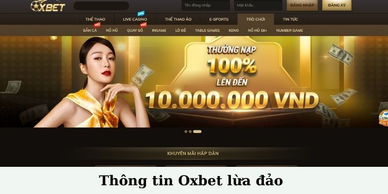 Thông tin nhà cái lừa đảo
