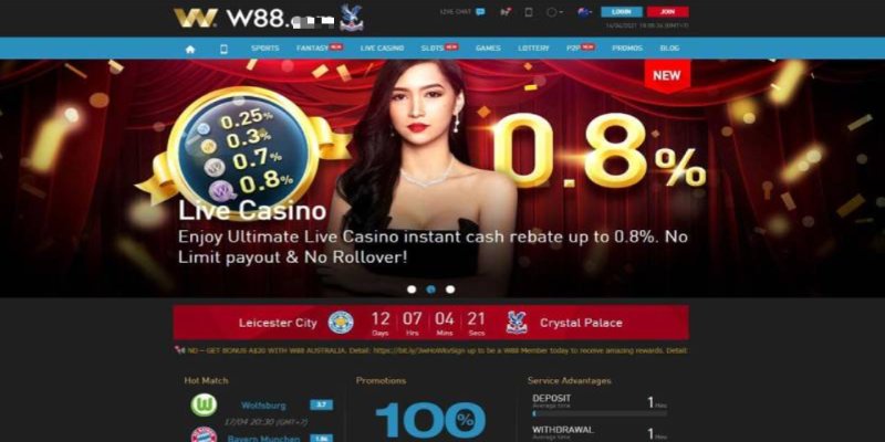 Giới thiệu tổng quan nhà cái W88